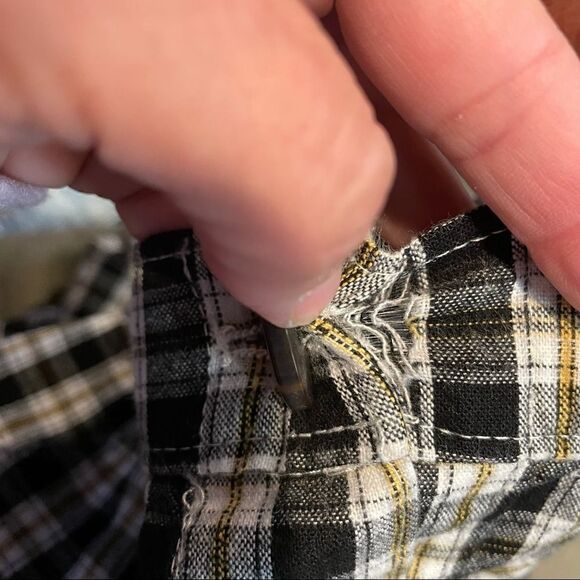 Hollister Preppy Plaid Stretch Mini Skirt Small - Picture 5 of 7